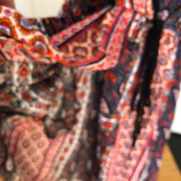 Band  of Gypsies  size XS mini dress cover up up adjustable straps like new - Picture 3 of 8